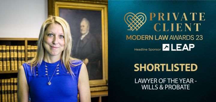 Private client head shortlisted in new national law awards